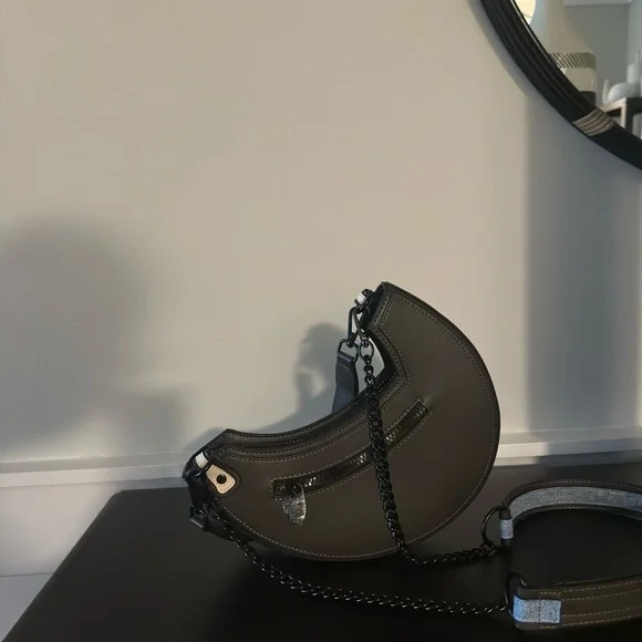 Stylish Denim and Cream Women's Bag - Picture 6 of 7